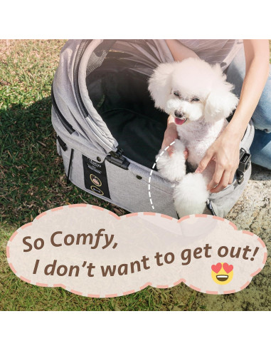 Transportín Sway FikaGo Jardín Nórdico para Mascotas