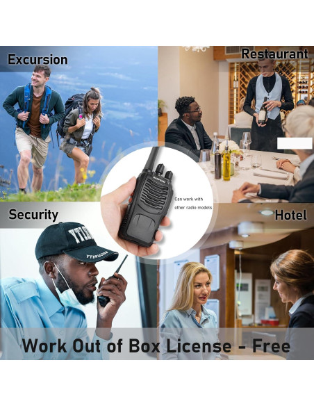 Walkie Talkies BaoFeng BF-88A 6Pack 12 Baterías 2.24kg