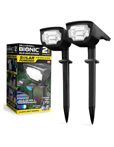 Luces Solares Bionic Burst Bell+Howell 2 Piezas LED IP67