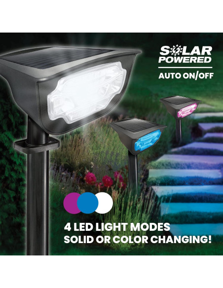 Luces Solares Bionic Burst Bell+Howell 2 Piezas LED IP67