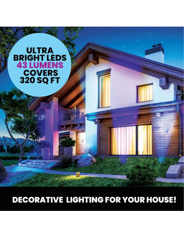 Luces Solares Bionic Burst Bell+Howell 2 Piezas LED IP67