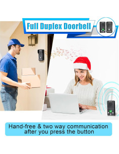 Timbre Inalámbrico SANZUCO con Comunicación Bidireccional 2