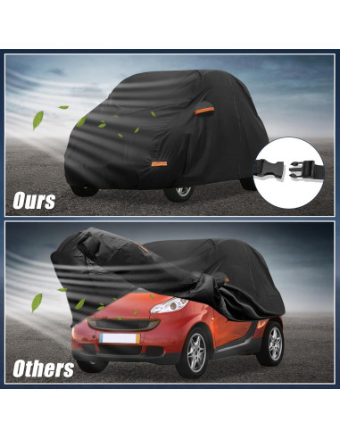 Cubierta de auto X AUTOHAUX para Smart Fortwo 2007-2019