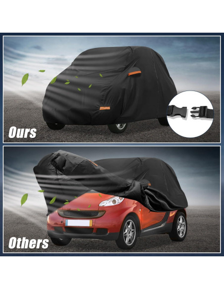 Cubierta de auto X AUTOHAUX para Smart Fortwo 2007-2019