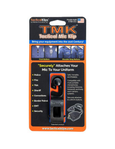 Clip de Micrófono Táctico TMK para Uniformes de Primeros Respondedores 2