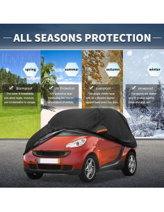 Cubierta de Auto X AUTOHAUX para Smart Fortwo 2007-2019 2