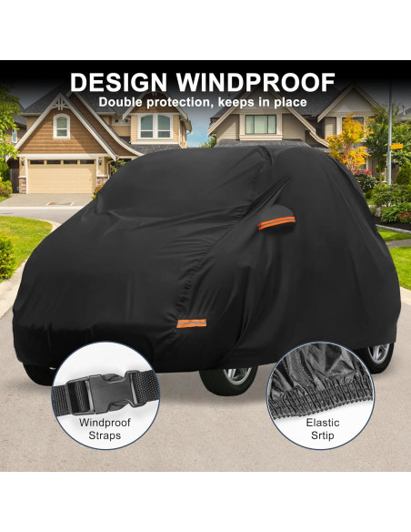 Cubierta de Auto X AUTOHAUX para Smart Fortwo 2007-2019