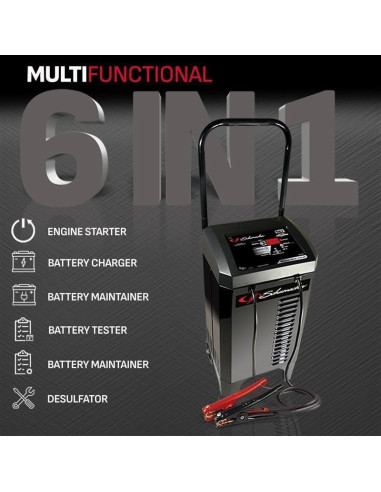 Cargador y Arrancador Schumacher SC1309 200A 6/12V Automático