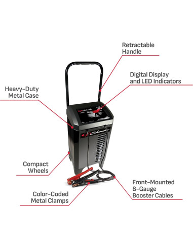 Cargador y Arrancador Schumacher SC1309 200A 6/12V Automático