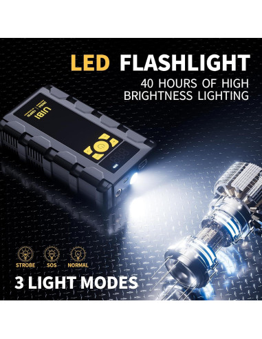 Arrancador UIBI X5 con Compresor 2000A y 150 PSI