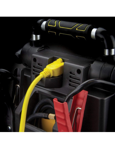 Arrancador STANLEY J5C09D 1200A Pico + Compresor 120 PSI