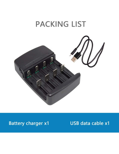 Cargador Universal USB HyperPS para Baterías LiFePO4 3.2V