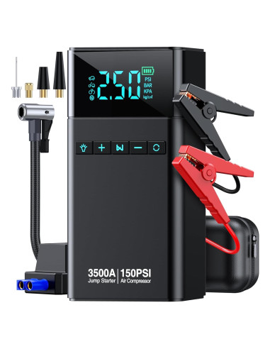 Arrancador de Batería CZKBG YL03 3500A con Compresor 150 PSI