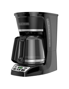 Cafetera Programable BLACK+DECKER CM1070B-1 12 Tazas Negra