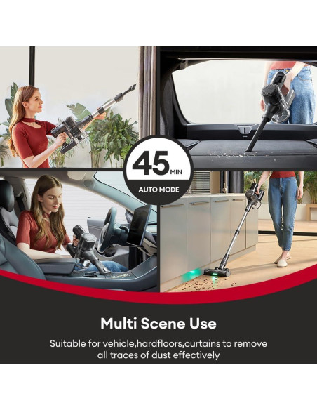 Aspiradora Inalámbrica Ultenic U12 450W 40Kpa 45min