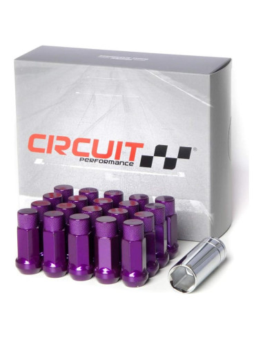 Tuerca Hexagonal Circuit Performance 12x1.25 Púrpura - 20 Piezas