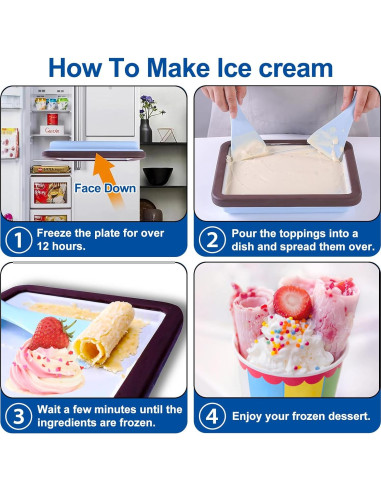 Máquina de Helado Rolado ROEDEER Cuadrado 29.21x24.13cm