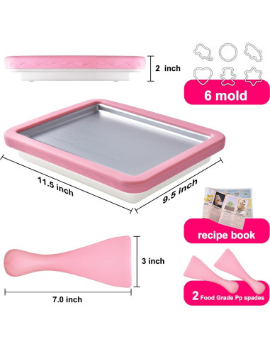 Máquina de Helado Rolado ROEDEER Cuadrado 29.21x24.13cm