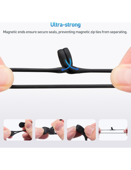 Sujetadores Magnéticos de Silicona Cable Matters 10 Pzs