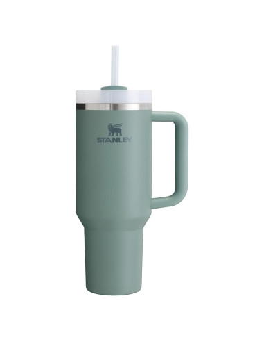 Vaso Stanley Quencher H2.0 1.18 L Pizarra con Pajilla