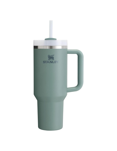 Vaso Stanley Quencher H2.0 1.18 L Pizarra con Pajilla