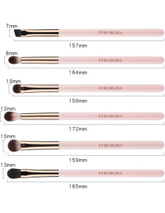 Juego de Brochas para Maquillaje de Ojos EVRCHGIEA 6 Pcs 2
