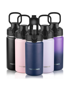 Botella de agua FristChoice 396 ml acero inoxidable azul