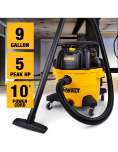 Aspiradora Húmeda/Seca DEWALT DXV09PZ 34L 1200W Amarillo 2
