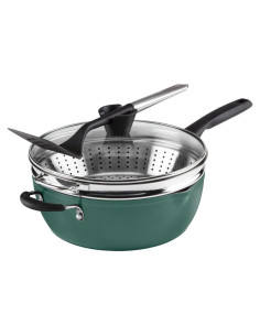 Juego de Sartenes Cuisinart 4 Piezas - Verde Salvia