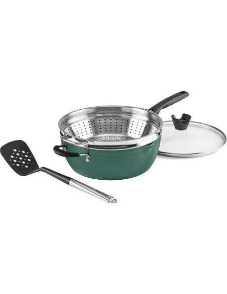 Juego de Sartenes Cuisinart 4 Piezas - Verde Salvia