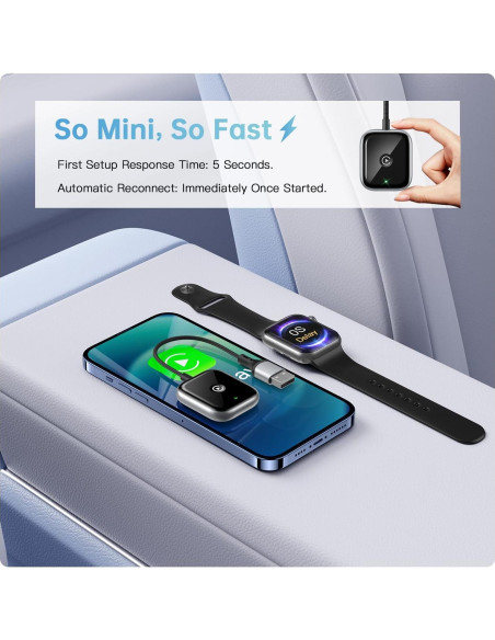 Adaptador CarPlay Inalámbrico JDG para iPhone - Conexión Rápida