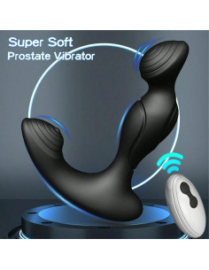 Estimulador de Próstata Control Remoto Silicona Impermeable 2