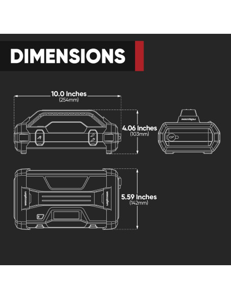 Arrancador de Salto LOKITHOR JA300 1500A con Compresor 150 PSI