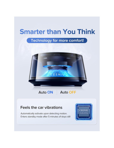 Ambientador de Aire para Autos Ceeniu CF8, Colonia Sándalo