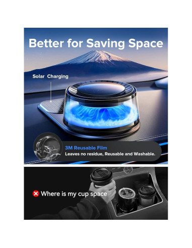 Ambientador de Aire para Autos Ceeniu CF8, Colonia Sándalo