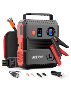 Arrancador de Coche BRPOM BM600 con Compresor 150PSI 8000A