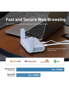 Enrutador Portátil GL.iNet Beryl AX Wi-Fi 6 2.5G para Viajes 2