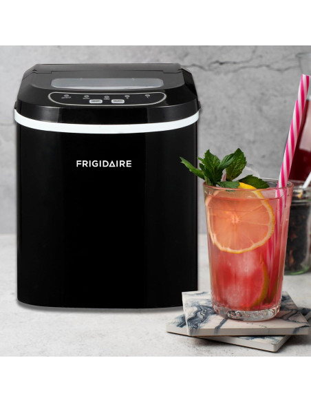 Máquina de Hielo Frigidaire EFIC101 Negra 11.79 kg Portátil