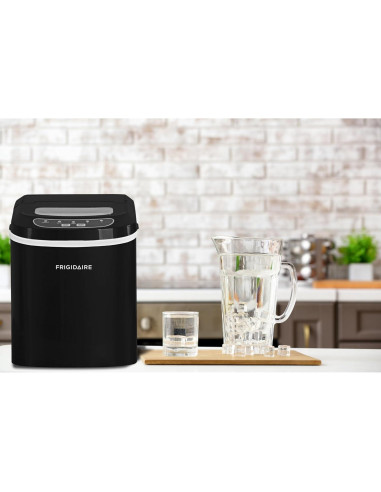 Máquina de Hielo Frigidaire EFIC101 Negra 11.79 kg Portátil