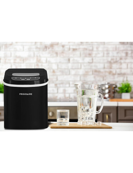 Máquina de Hielo Frigidaire EFIC101 Negra 11.79 kg Portátil