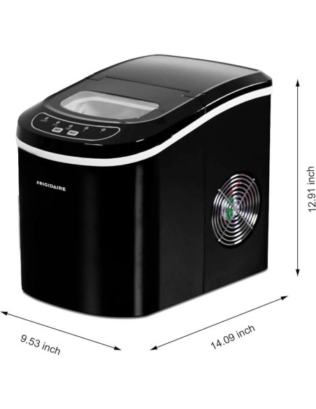 Máquina de Hielo Frigidaire EFIC101 Negra 11.79 kg Portátil