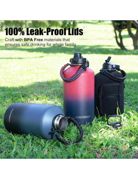 Botella de Agua ABOTOCUP 1.89L Acero Inoxidable Aislada
