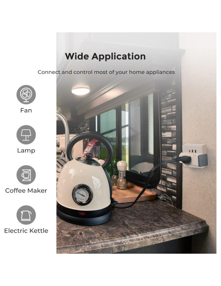 Enchufe Inteligente Renogy 15A Zigbee Control Remoto