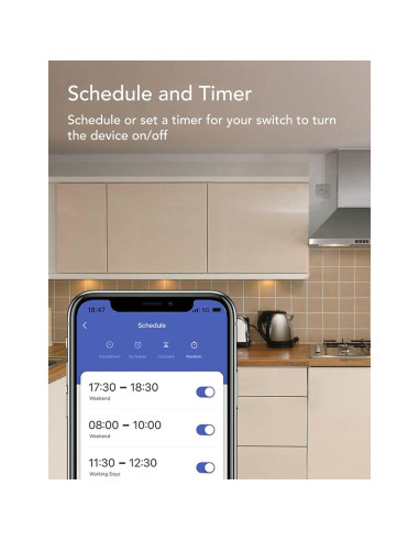 Enchufe Inteligente Nooie NSP01 Control por Voz WiFi 2.4G