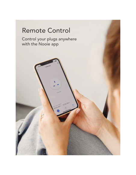 Enchufe Inteligente Nooie NSP01 Control por Voz WiFi 2.4G