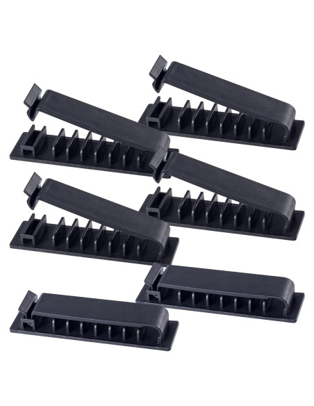 Organizador de Cables OIIKI 6 Paquetes Autoadhesivos 15x7.5cm