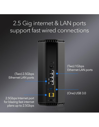 Router NETGEAR Nighthawk WiFi 7 RS280S 9.2 Gbps 100 Dispositivos