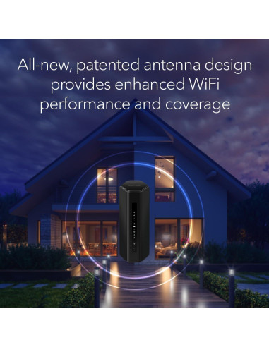 Router NETGEAR Nighthawk WiFi 7 RS280S 9.2 Gbps 100 Dispositivos