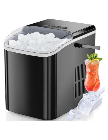 Máquina de Hielo DUMOS Compacta 9 Cubos en 6 Minutos