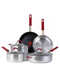 Juego de Utensilios de Cocina T-Fal 8 Piezas Antiadherente
